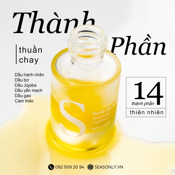 Dầu dưỡng phục hồi da ban đêm Seasonly Night Repair Oil 15ml